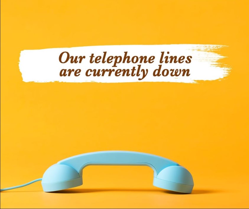 Temporary Phone Line Disruption