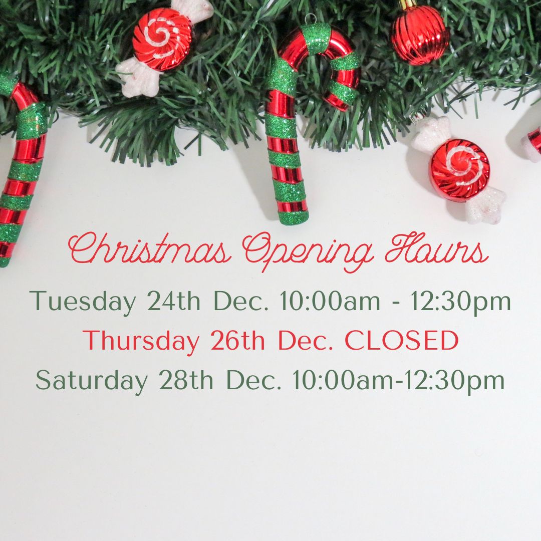 Christmas Opening Hours 2024